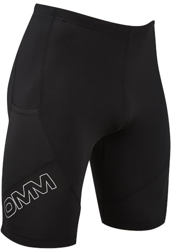 OMM Herren Flash Strumpfhose, Schwarz, Größe S