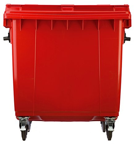 Conteneur à déchets 1100 l Rouge