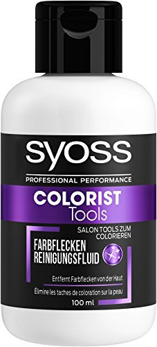 Syoss Colorist Tools Fluid Farbflecken Reinigungsfluid, 3er Pack (3 x 100 ml)