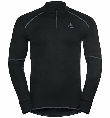Odlo Uomo Maglia funzionale a maniche lunghe con zip ACTIVE X-WARM ECO