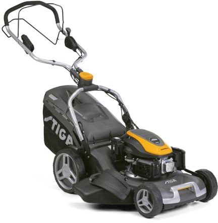 STIGA Combi 955 VE Benzin-Rasenmäher, 196 cm³, 53 cm – 4-In-1 Mähsystem, Elektrostart – Rasenflächen Bis 2.000 m²