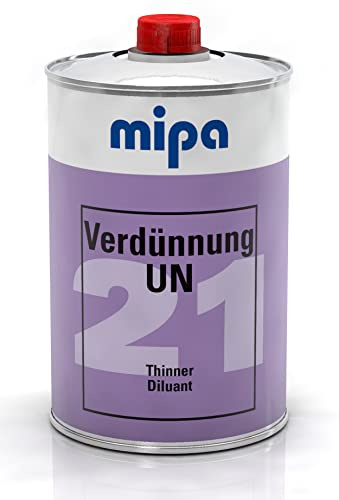 MIPA Verdünnung UN 21 für Streichlacke & 1K Kunstharzlack Autolack 1 Liter