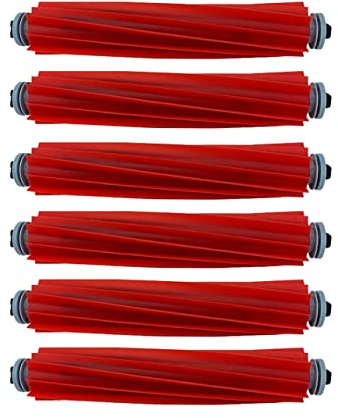 BiOHY Wischroboter Hauptbürste (6er-Set) | Zubehör für Roborock S7, S7+, S7 MaxV, S7 MaxV Plus, S7 MaxV Ultra & S7 Pro Ultra | Bürste für Fliesen, Parkett, Laminat & PVC | Ersatzteile