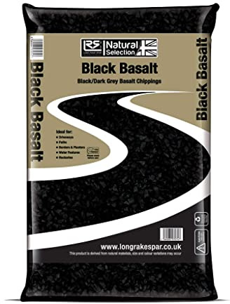 Black Basalt Chippings 20mm 20kg