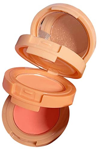Erröten Make-up,3-farbiges Rougepuder - Mehrschichtiges, wasserdichtes, mattes, langanhaltendes Rouge, Mattes & Highlights Damen-Make-up-Geschenkset Voihamy