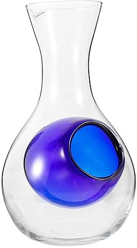 BESTonZON Dispensador De Vino De Cristal Dispensador De Licor Botella Decantadora De Accesorios De Vino Botella De Vino Petacas De De Cerveza Mano Fiesta De Cena Vidrio Brandy
