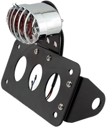 Nummernschildrahmen Für H&arley Für Sportster Für Bobber Für Chopper Motorrad Kennzeichen Halterung Seite Montieren Rücklicht Vertikal Horizontal