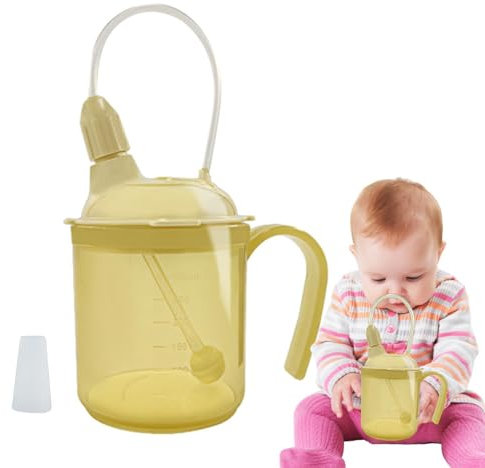Bicchieri a prova di fuoriuscite per adulti – Bocchetta per sorseggiare, bicchiere da bere a prova di fuoriuscite da 300 ml | Tazza leggera per anziani, niente più fuoriuscite, tazze per adulti