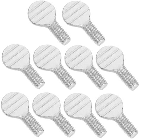 POPETPOP 10pezzi Viti in Acciaio Inossidabile Per Impugnatura Di Spiedini Accessori Per Barbecue e Friggitrice Ad Aria Viti Metalliche Riutilizzabili Per Cottura Uniforme Piccole Dimensioni