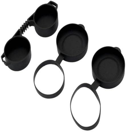 Yominerr Bouchons de Protection en Caoutchouc pour Objectifs de Jumelles, Couvercle de Lentille D'Oculaire de Jumelles, Couvercle de Télescope, Protection de Lentille B