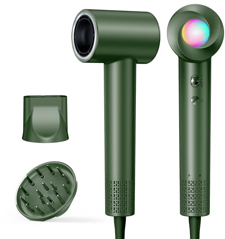Asciugacapelli professionale agli ioni - Asciugatura rapida con 150.000 giri/min (bronzo)
