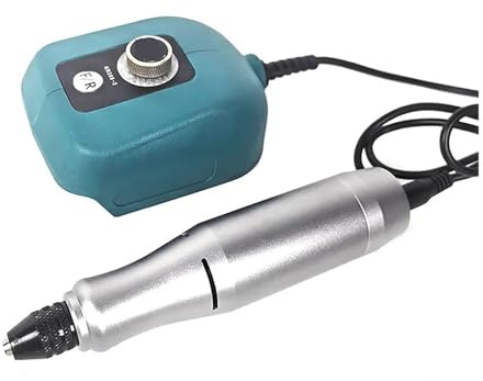 Affilatrice per Trapano, Mini smerigliatrice elettrica da 40 W Velocità a vuoto fino a 18000 giri/min Smerigliatrice al litio domestica fai te batteria 18 V-21 V Nessuna