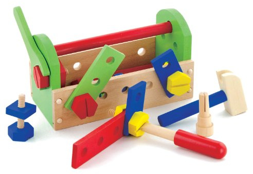 VIGAtoys Viga 50494 - Juego de Herramientas para Madera (24 Piezas)