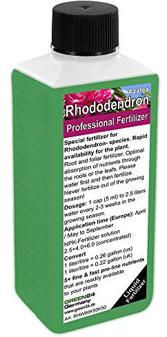 GREEN24 Rhododendron Azalea Liquid Fertilizer HighTech NPK+(Fe) Iron - Root, Soil, Foliar, Fertiliser - Professional Plant Food