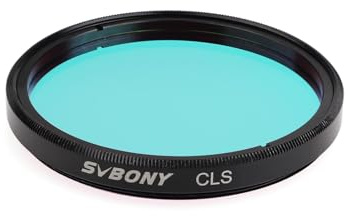 SVBONY Telescope Filter 2 CLS Broadband Filter, Reduce City Light Pollution Suitable for Deep Sky Visual Astronomical Photography