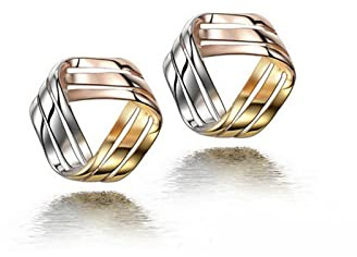 Zuiaidess Damen Ohrstecker Ohrringe - S925 Tricolor Pflaume Bossom Charm Ohrringe, Weibliche Koreanische Süße Persönlichkeit Temperament Stil Kleines Schmuckgeschenk
