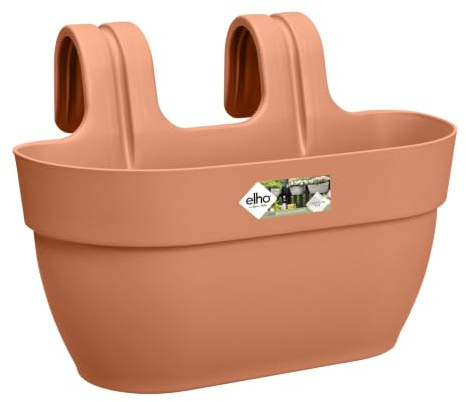 Elho Vibia Campana Easy Hanger Medium Jardinera - Terra | L 24.1 x An. 36 x Al. 26.5 cm | Apta para exterior