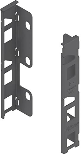 Blum Legrabox Holz Rückwandhalter H K Möbelbeschlag Stahl oriongrau matt