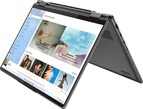 Lenovo ENOVO Yoga 7i - Computer portatile 2 in 1 da 14'' 2.2K Touchscreen12th Core i7-1255U Iris Xe Graphics 16 GB RAM 512 GB SSD WI-FI 6E Thunderbolt 4 retroilluminato KB w/FP Windows 11 Pro RATZK