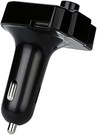 DISOK - Caricabatterie MP3 trasmettitore FM Bluetooth, vivavoce per auto, lettore MP3 wireless per auto, adattatore ricevitore per auto, adattatore ricevitore - dettagli di nozze uomini pratici