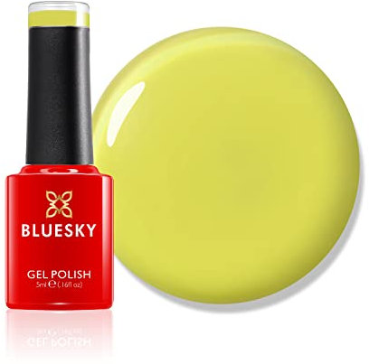 BLUESKY Gel Nail Polish, Don't Hesitate, SS2307, Yellow, Long Lasting, Chip Resistant, 5 ml Requires Drying Under UV LED Lamp