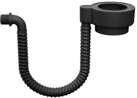 elho Green Basics Rainbarrel Diverter 15 - Accessory for Grow your own - Ø 21.0 x H 7.7 cm - Black/Living Black