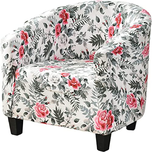 uyeoco Sesselüberwürfe Sesselschoner Sesselbezug Jacquard Clubsessel Elastisch Stretch Sesselhusse für Cafe Stuhl Sessel (Color : #24)