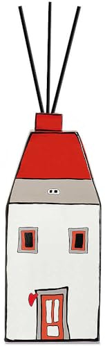 Egan Profumatori Collezione Le Casette. Oggetto Realizzato in Ceramica Smaltata Rosso. Dimensione: 11x27 cm. La referenza è 192040