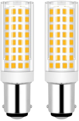 JINLONTA LED B15D 5W NäHmaschinenlampe, Ersatz 40W 50W 60W Doppelkontakt Glühbirne, AC 220-240V Warmweiß 3000K Nicht Dimmbar, Bajonettfassung B15d LED Glühbirne für Nähmaschine, 2er-set