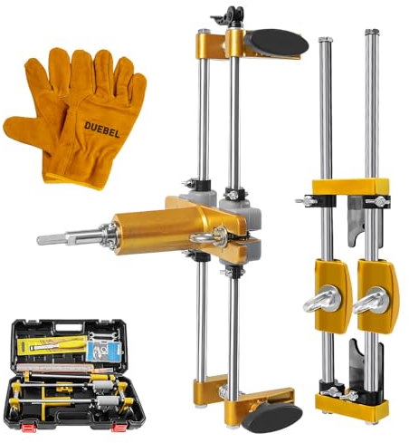 DUEBEL Door Lock Hole Opener Kit for Installing Doors Lock Mortiser Kit for Wooden Door Lock Jig Mortising Machine Door Lock Installation Kit Jig Mortise Machine Door Hinge Jig + Lock Tongue Opener