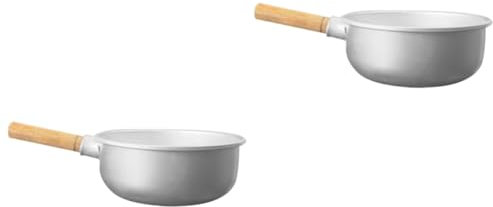 PRETYZOOM 2pcs Water Ladle Dipper Kitchen Gadget Soup Scoop Easy Clean Home Use Long Handle