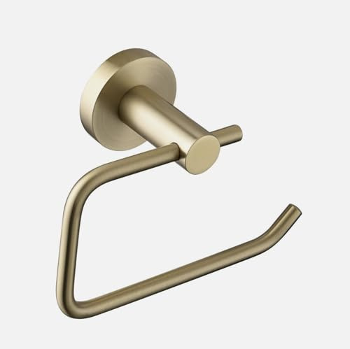 Housler® borstad mässing runda badrumstillbehör (guld) (R.BB.WC HOLD)