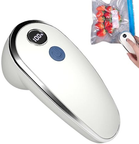 Handheld Vacuum, Cordless Compact Machine, 5.7x6x12.5cm/2.24x2.36x4.92 inches Multifunctional Household Kitchen Gadget, Portable Handheld Food Saver for Home Use,