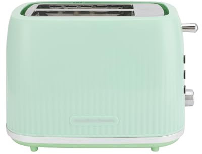Hamilton Beach Toaster 2 Slice, Miami, 800W, Wide Slots, 7 Browning Levels, Defrost, Reheat & Cancel Functions, Removable Crumb Tray, Cord Storage, Mojito Mint - HB1420M