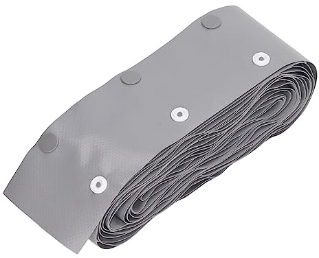 reliant jazzy Flame Retardant Cable Sleeve,fire Proof PVC pom Button Wire Protector,Reusable Cord Cover for Electrical cablesindustrial Equipment,60mm Width, 12mm Diameter (5m)