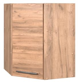 Vicco Armario Colgante de Esquina Fame-Line, Roble Dorado, 57 cm, para Combinar con Otros módulos de la Serie Fame-Line