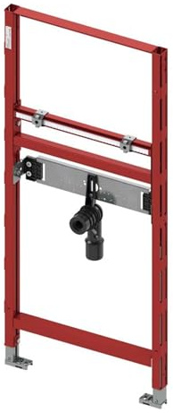 TECE Waschtischmodul TECEprofil (rot, Bauhöhe 112 cm, Montagerahmen, pulverbeschichtet, Badinstallation, Sanitärbedarf, Zubehör Sanitär) 9310000