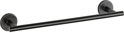 Delta Faucet 75912-RB Trinsic Wall Mounted 12'' Towel Bar, Towel Rail, Bathroom Towel Holder in Venetian Bronze, Bath Accessories