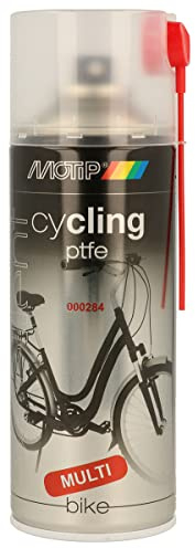 MOTIP PTFE Spray 400 ml - Trockenschmiermittel für die Fahrradpflege | Trockenschmierung für Kette und Schaltung. Reibungsreduzierend, hitzebeständig und schützt effektiv vor Verschleiß.