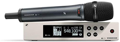Sennheiser Pro Audio Sennheiser EW 100-835S - Microfono cardioide dinamico wireless a banda A (516-558 MHz), 100 G4-835-S-A