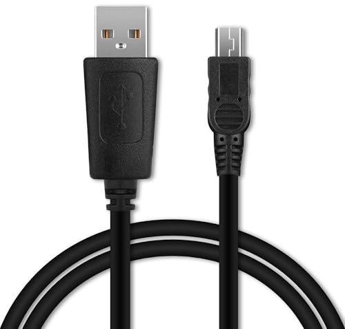 CELLONIC USB Cable 1m Compatible for Blue Yeti, Yeti Pro, Yeticaster/Snowball iCE Charger Fast 1A Data Transfer Charging Lead Mini USB - Black