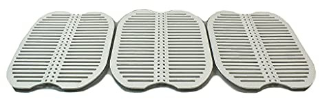 Tupperware Cool`N Fresh Frischegitter weiß - 3x Gitter, coolsmart, Stapelprofi - 21,3 cm x 15,3 cm x 0,8 cm - Modern, Praktisch - Lebensmittelbehälter