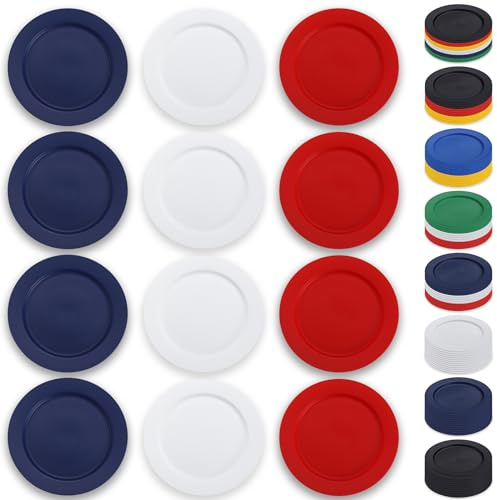 Berglander piatti in plastica da 12 pezzi da 25cm, riutilizzabili a colori FR, piatti per insalate, ciotole per pasta, facili da trasportare per casa, giardino, picnic, campeggio, all'aperto