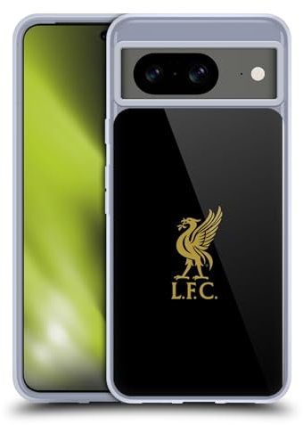 Head Case Designs Offizielle Liverpool Football Club Logo Gold Und Schwarz Liver Bird Gel Handyhülle Hülle [Militärischer Schutzgrad] Kompatibel mit Google Pixel 8