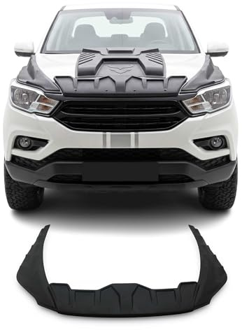 OMAC Motorhaube Deflektor Insekten Steinschlagschutz kompatibel mit SsangYong Musso 2018-2026 3X