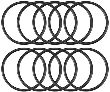 TA-VIGOR 10Pcs Nitrile Rubber O-Rings, 40mm OD 36mm ID 2mm Width Rubber Washers Spacer O-Rings Gasket kit, Metric Sealing Gasket for Hose, Faucet, Automotive, Plumbing