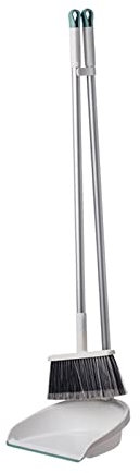 LVUNZJCA Juego de Escoba y Recogedor Juego de recogedor de Escoba, Escoba for raspar el hogar, Juego de barredora de Pelo Antiadherente para Barrer