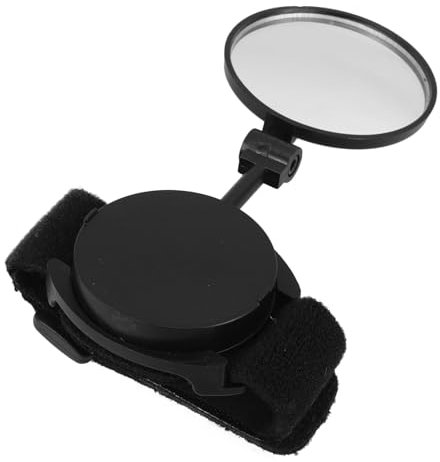 BESPORTBLE Rückspiegel Fürs Fahrrad Drehbarer Fahrradspiegel Mit Armband Zum Radfahren Konvexer Spiegel Für Sicht Passend Für Viele Fahrräder Und Motorräder Leicht Tragbar