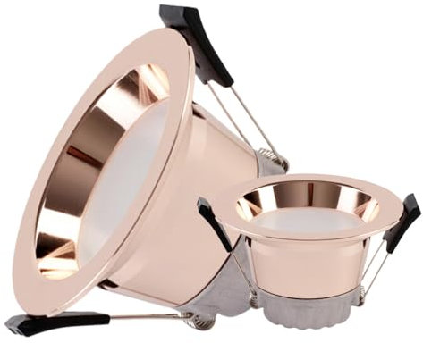 FAZRPIP 2 Stück LED-Downlight 5 W 7 W Aluminium-LED-Panel-Leuchte, runde Deckeneinbauleuchte für Küche, Wohnzimmer, ultradünne Downlight-Öffnungsgröße: 75–85 mm/90–105 mm
