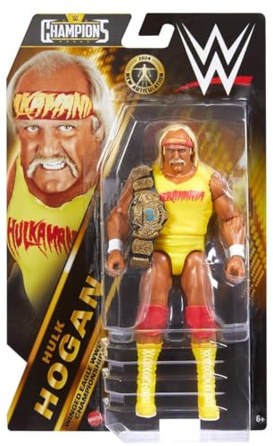 WWE Champions 2024 Wave 2 Hulk Hogan mit Flügeladler-Titel Actionfigur